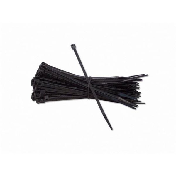Xscorp XSCORP CT4 Nylon 4 in. Black Cable-Zip Ties for Car Audio Installs - 100-Pack CT4